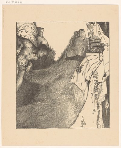 Venäjän tsaari Nikolai II Venäjän karhusta Venäjän karhu karjuu rauhaa (alkuperäinen nimi) tekijältä Richard Nicolaüs Roland Holst