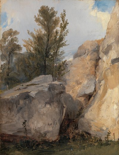 Fontainebleaun metsässä tekijältä Richard Parkes Bonington