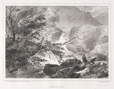 Kuvaukselliset näkymät Skotlannista: Brackline, 1826. tekijältä Richard Parkes Bonington