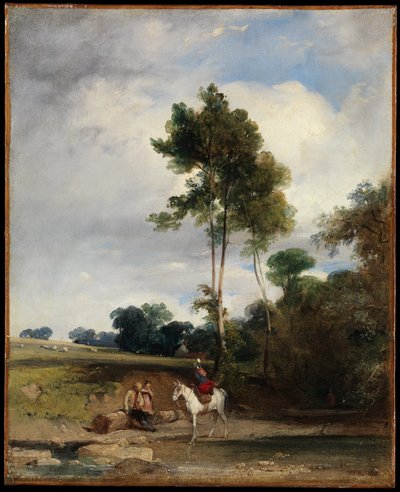 Taukopaikka tien varrella tekijältä Richard Parkes Bonington