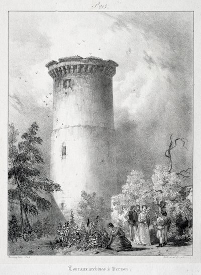 Kuvankauniita ja romanttisia matkoja muinaisessa Ranskassa, Normandiassa..., 1824. tekijältä Richard Parkes Bonington