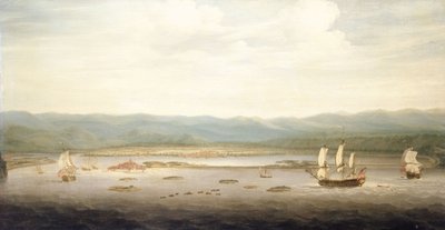Näkymä Port Royaliin, Jamaika, noin 1758 (öljy kankaalle) tekijältä Richard Paton