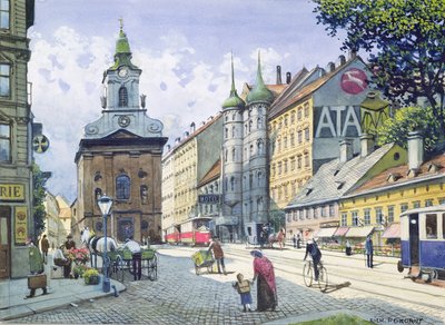 Nuohoojien kirkko, Wiedner Hauptstrasse, Wien tekijältä Richard Pokorny