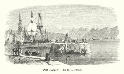 Port Glasgow (kaiverrus) tekijältä Richard Principal (after) Leitch
