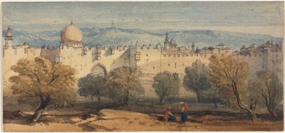 St. Stephens Gate, Jerusalem, n. 1860. tekijältä Richard Principal Leitch