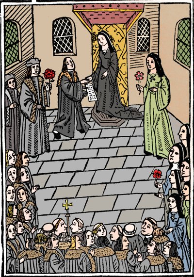 Charles V:n ja prinsessa Mary Tudorin välinen avioliittosopimus, n. 1508 tekijältä Richard Pynson