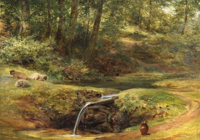 Tutkimus Sylvan Springille, 1854 tekijältä Richard Redgrave