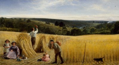 Laaksot ovat myös paksuja maissin kanssa, 1865 tekijältä Richard Redgrave