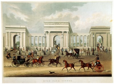 "Hyde Park Corner", 1828 tekijältä Richard Rosenberg