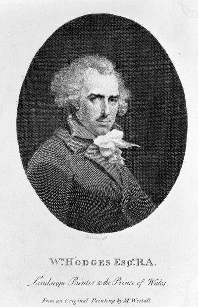 William Hodges RA, Fitzgerald Thornthwaiten kaivertama, julkaistu The Literary Magazine -lehdessä, 1792 tekijältä Richard Westall