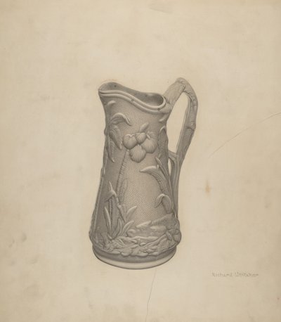 Parian Ware -siirappikannu tekijältä Richard Whitaker