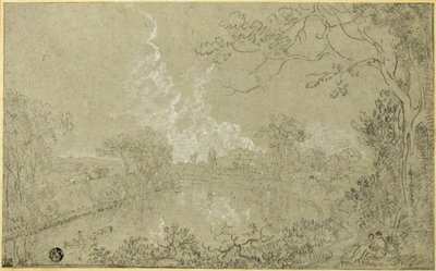 Dee-joen rannat lähellä Eaton Hallia, Cheshire tekijältä Richard Wilson