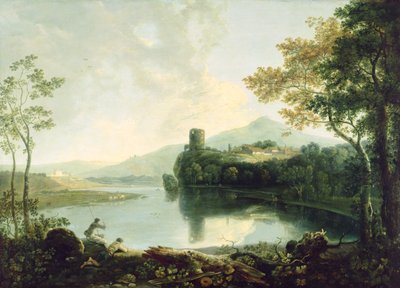 Dolbardarnin linna (öljy kankaalle) tekijältä Richard Wilson