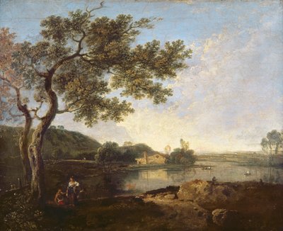 Italian jokikohtaus hahmoilla tekijältä Richard Wilson