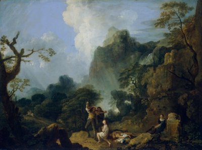 "Maisema Banditin kanssa: murha", 1723-1782 tekijältä Richard Wilson