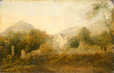 "Maisema mökillä", 1733-1782 tekijältä Richard Wilson