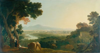 Rooma Villa Madamasta (öljy kankaalle) tekijältä Richard Wilson