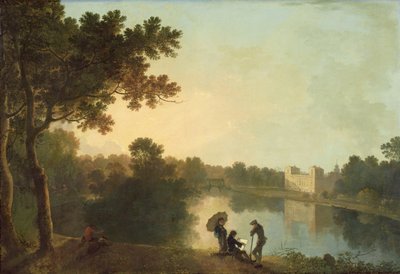 Kaakkoisnäkymä Wiltoniin joen toiselta puolelta tekijältä Richard Wilson