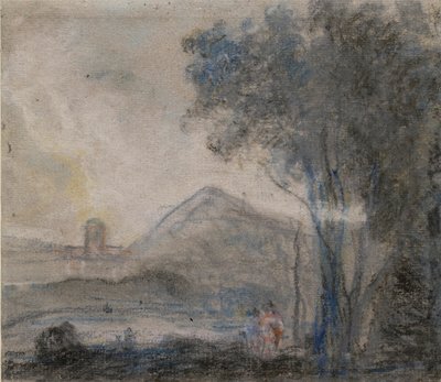 Tutkimus "Cicero ja hänen ystävänsä", 1770-luku tekijältä Richard Wilson