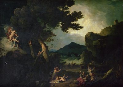 Nioben lasten tuho (öljy kankaalle) tekijältä Richard Wilson
