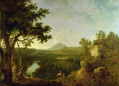 Näkymä Lähellä Wynnstayta, Sir Watkin Williams-Wynnin istuinta tekijältä Richard Wilson