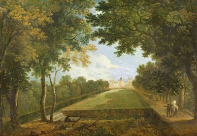 Wilton House, Itänäkymä vanhasta sisäänkäynnistä (öljy kankaalle) tekijältä Richard Wilson