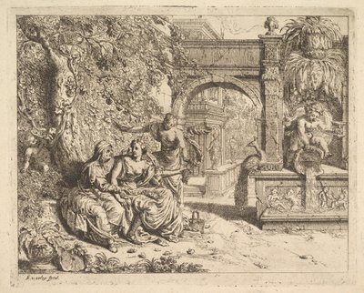 Vertumnus ja Pomona. tekijältä Richard van Orley
