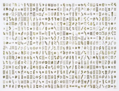 Micrarium No.10 , 2017 (tussi paperille) tekijältä Rika Newcombe