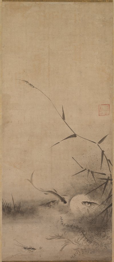 Kala ja merilevä, 1500-luku. tekijältä Rinkyo