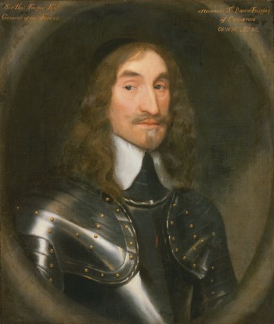 Sir Thomas Fairfax, n. 1649-1650 (öljy kankaalle) tekijältä Robert (circle of) Walker