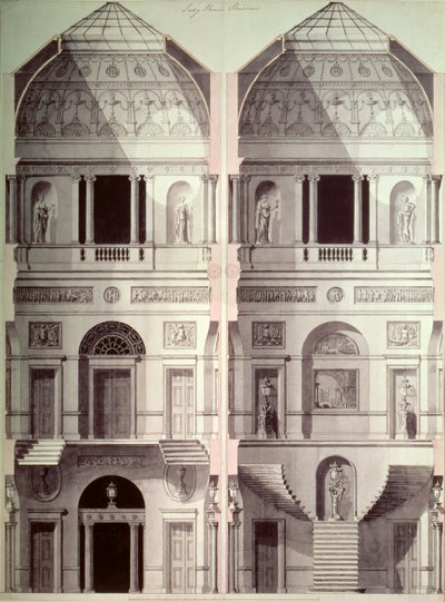 Portman Square, Home House, Robert Adam (1728-92). tekijältä Robert Adam