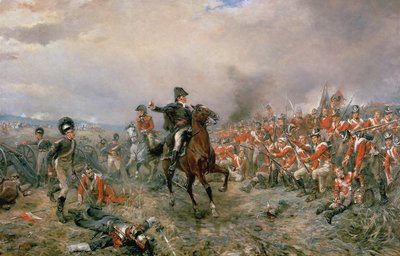 Wellingtonin herttua Waterloossa tekijältä Robert Alexander Hillingford