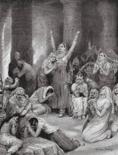Rajputin Jauhar-seremonia (holokausti) tekijältä Robert Ambrose Dudley