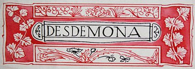 Desdemona, Anna Murphy Jamesonin Shakespearen sankaritarista tekijältä Robert Anning Bell