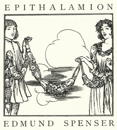 Epithalamion, Edmund Spenser (litho) tekijältä Robert Anning Bell