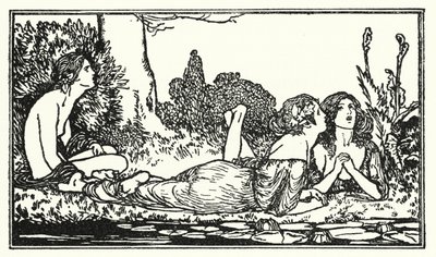Kuvitus John Keatsin runoille: Endymion (litho) tekijältä Robert Anning Bell