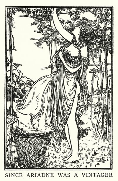 Kuvitus John Keatsin runoille: Endymion (litho) tekijältä Robert Anning Bell