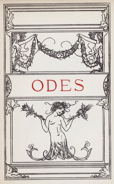 Kuvitus John Keatsin runoille: Odes (litho) tekijältä Robert Anning Bell
