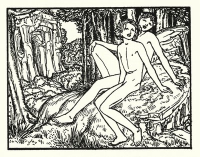Shelley: Shelley: Prometheus Unbound (litografia). tekijältä Robert Anning Bell