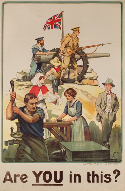 Oletko sinä tässä?, 1915 tekijältä Robert Baden-Powell