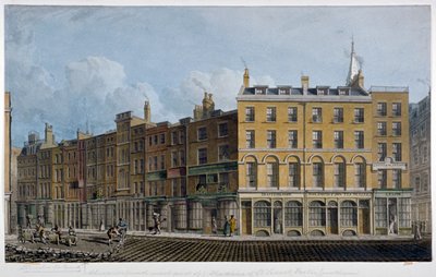 Cheapside, Lontoon kaupunki, 1818 tekijältä Robert Blemmell Schnebbelie