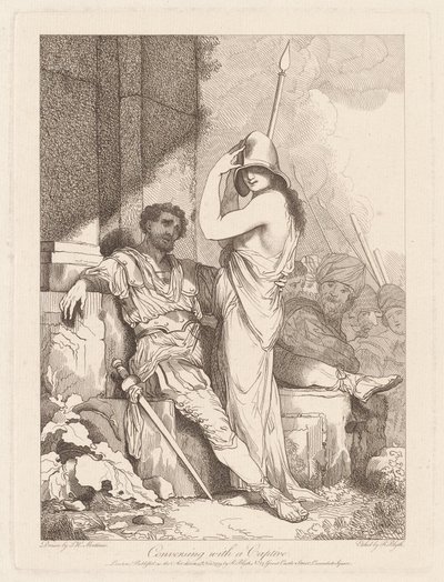 Keskustelua vangin kanssa tekijältä Robert Blyth, after John Hamilton Mortimer