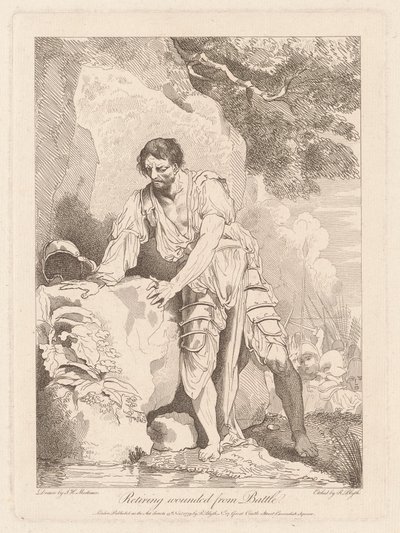 Eläkkeelle haavoittunut taistelusta tekijältä Robert Blyth, after John Hamilton Mortimer