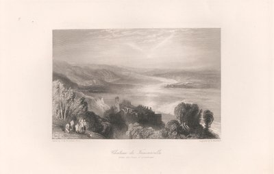 Chateau de Tancarville, jossa on Quilleboeufin kaupunki tekijältä Robert Brandard