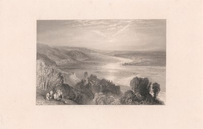 Chateau de Tancarville ja Quilleboeufin kaupunki tekijältä Robert Brandard
