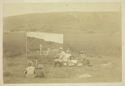 Taiteilijan poika, Barrett Browning, noin 1885-1889. tekijältä Robert Browning