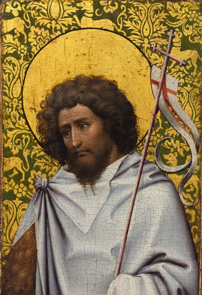 Johannes Kastaja, n. 1410. tekijältä Robert Campin