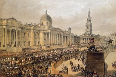 Edward VII ja Tanskan prinsessa Alexandra hääkulkue Lontoossa tekijältä Robert Charles Dudley