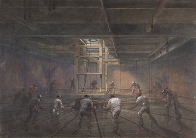 Näkymä yhden Great Easternin tankin sisäpuolelta, 1865-66. tekijältä Robert Charles Dudley
