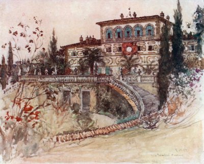 Villa Palmieri (värilitro) tekijältä Robert Charles Goff